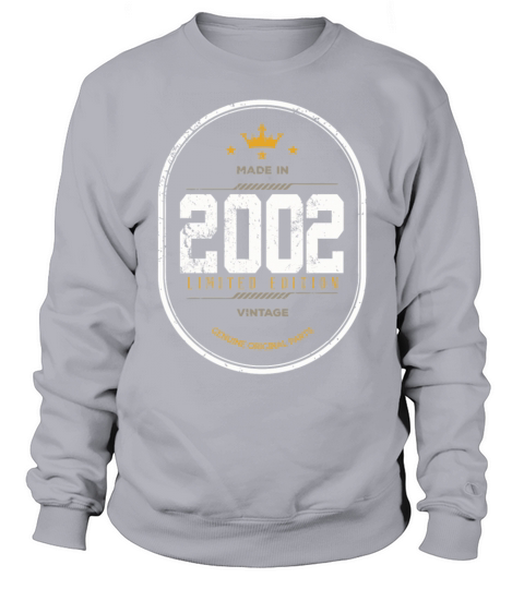 Made In 2002 Limited Edition Vintage Men's Sweatshirt