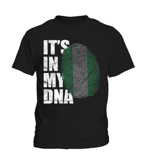 Its In My DNA Nigerian Nigeria Flag Kids T-Shirt