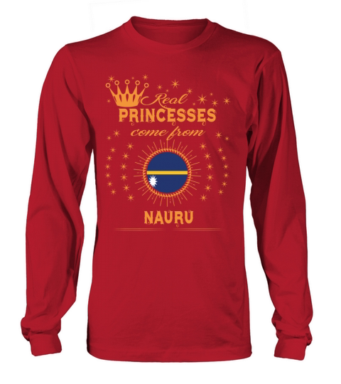 love princesses come from NAURU Women's Long Sleeve