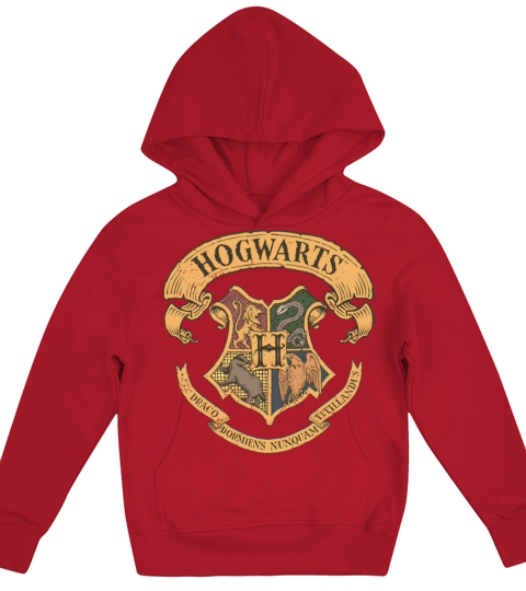 Harry Potter Hogwarts Coat of Arms Kids Hoodie