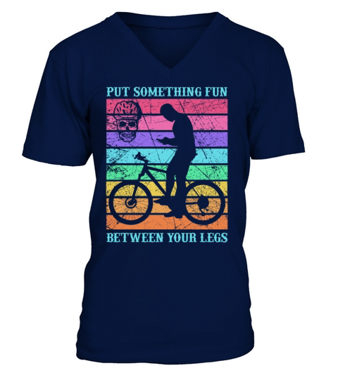 Put Something Fun Betwwwn Your Legs Men's V-Neck T-shirt