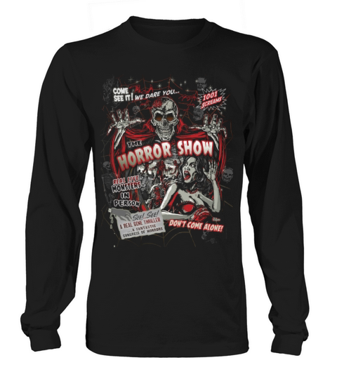 Horror movie Monsters spook show Women's Long Sleeve