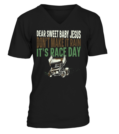 Dirt Track Racing Race Vintage Men's V-Neck T-shirt
