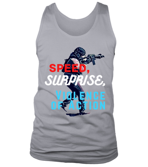 SPEED SURPRISE VIOLENCE OF ACTION Men's Tank Top
