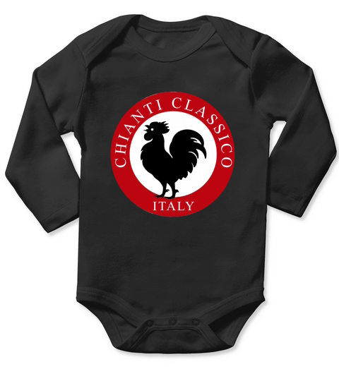 Black Rooster Italy Chianti Classico Long Sleeve Baby One-Piece