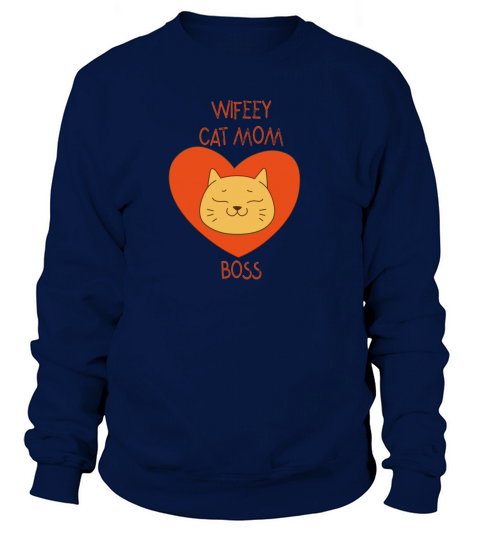 wifey cat mom Women's Sweatshirt