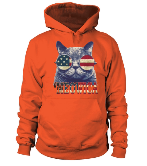 4th of July MEOWICA Women's Hoodie