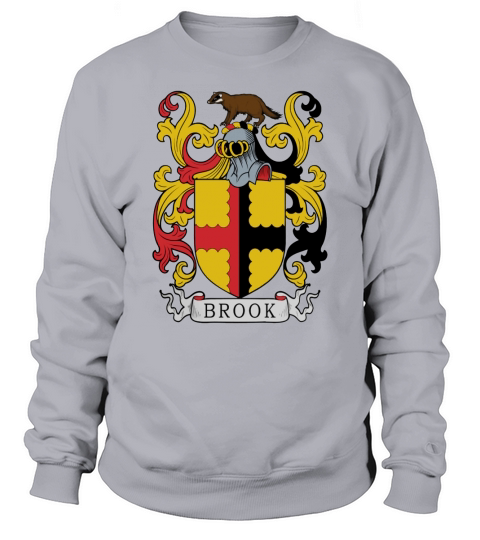 Brook Family Crest (Norton Priory) British Family Crests II Sweatshirt Unisex