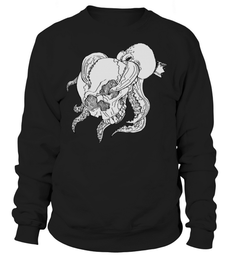 skull and octopus Men's Sweatshirt