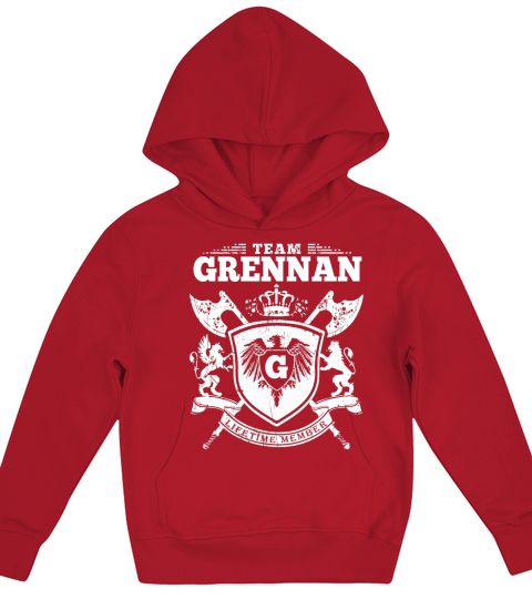 Team Grennan  Lifetime Member Kids Hoodie