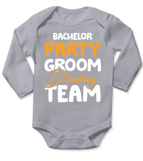 party groom team Long Sleeve Baby One-Piece