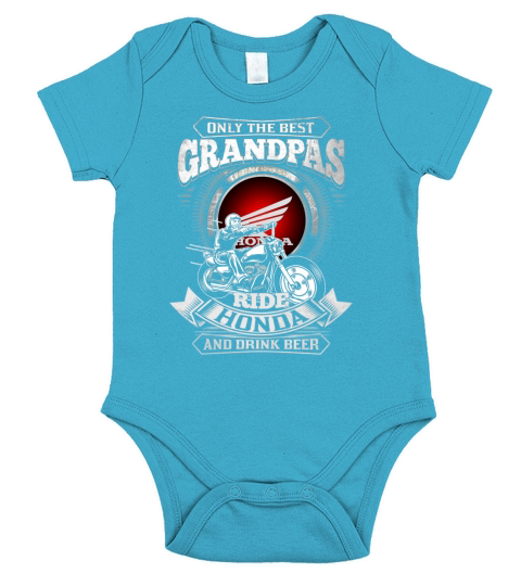 BEST GRANDPAS HONDA Short Sleeve Baby One-Piece