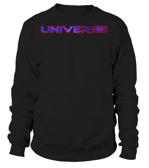 universe blue red outline shirt hoddie Sweatshirt Unisex