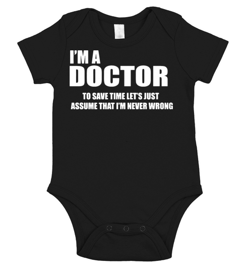 Doctor Profession2 Short Sleeve Baby One-Piece