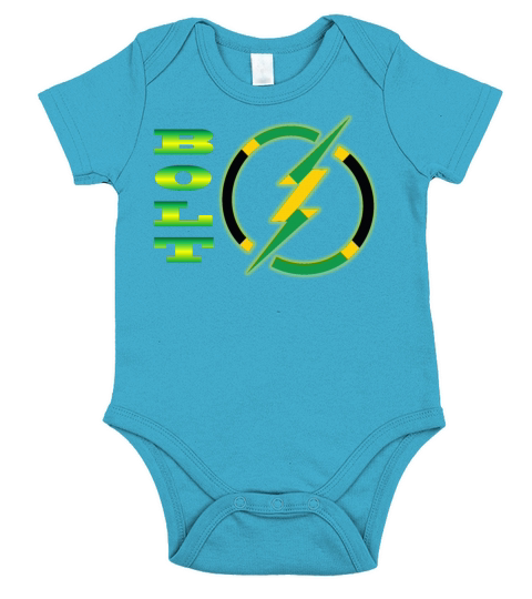 Flash Bolt - Fastest Man Alive Short Sleeve Baby One-Piece