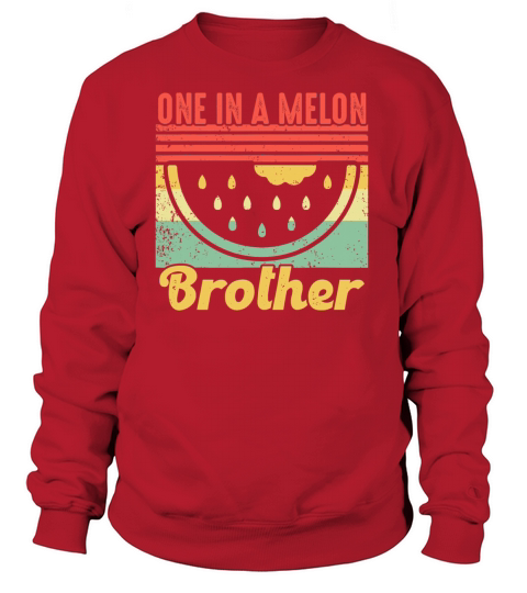 Family summer Watermelon Vintage One In A Melon Women's Sweatshirt