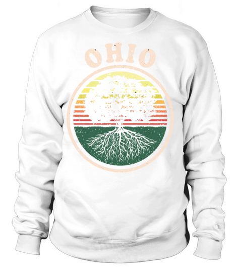 Ohio Vintage Sunset Roots Outdoors Souvenir Women's Sweatshirt
