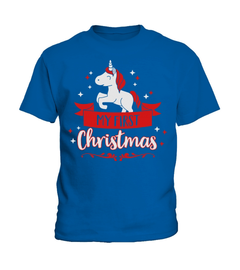 My first Christmas - Unicorn - baby - child - Xmas Kids T-Shirt