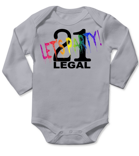 legal 21 Long Sleeve Baby One-Piece