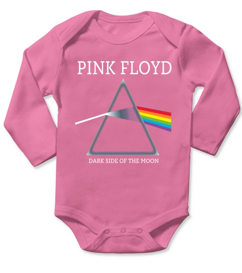 pink floyd dark side of the moon Long Sleeve Baby One-Piece