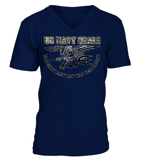 US Navy SEAL Men's V-Neck T-shirt