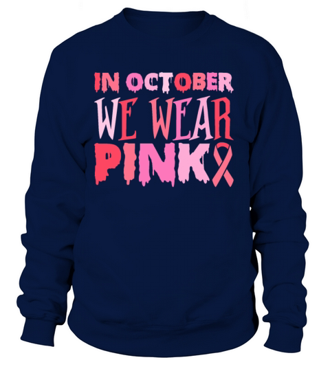 Breast Cancer Halloween October Pink Women's Sweatshirt