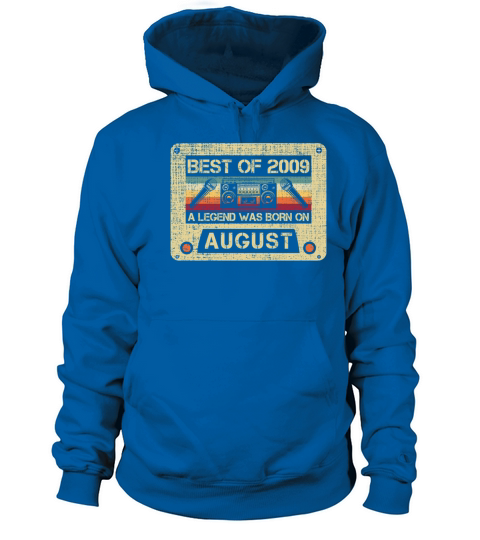 August Twelfth Birthday Vintage Cassette Gift Women's Hoodie