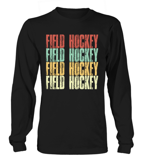 Field Hockey Vintage Women's Long Sleeve