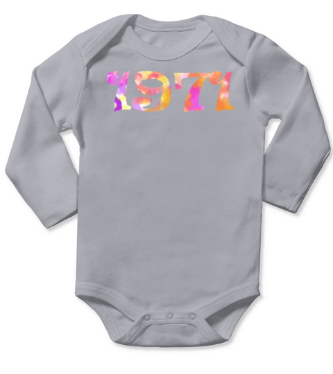 Vintage 1971 Long Sleeve Baby One-Piece