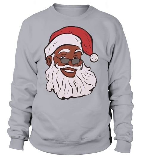 Afro Santa Clause - Black Santa Women's Sweatshirt