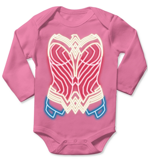 Wonder Woman 1984 Costume Neon Long Sleeve Baby One-Piece