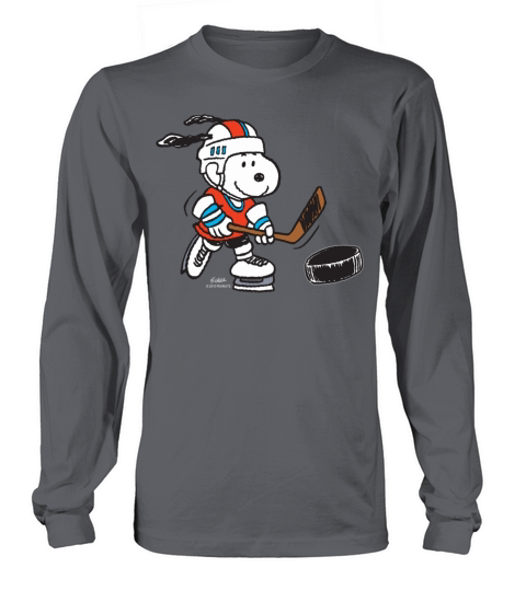 Peanuts Snoopy Hockey birthday christmas gift Women's Long Sleeve