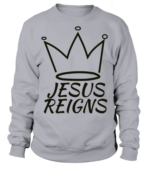 Jesus Reigns logo dark Women's Sweatshirt