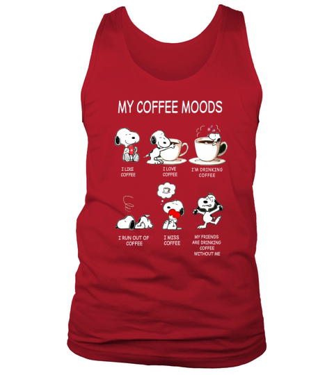 Snoopy Kaffee Tank Top Unisex