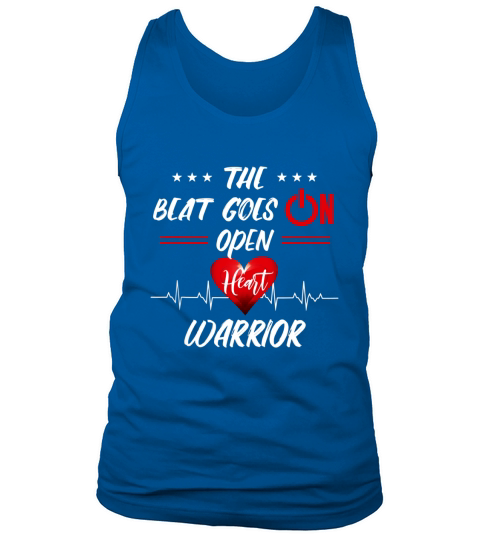 Post Heart Surgery Bypass Recovery Open Heart Warrior Tank Top Unisex