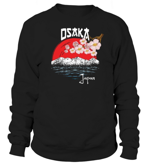 Osaka Japan Cherry Blossom Art Women's Sweatshirt