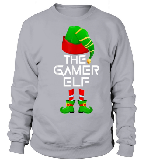 Gamer Elf Matching Family Group Christmas Party Women's Sweatshirt