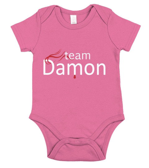 Team Damon - The vampire Short Sleeve Baby One-Piece