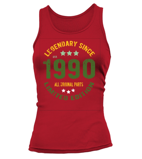 1990 Vintage Birthday Women's Tank Top