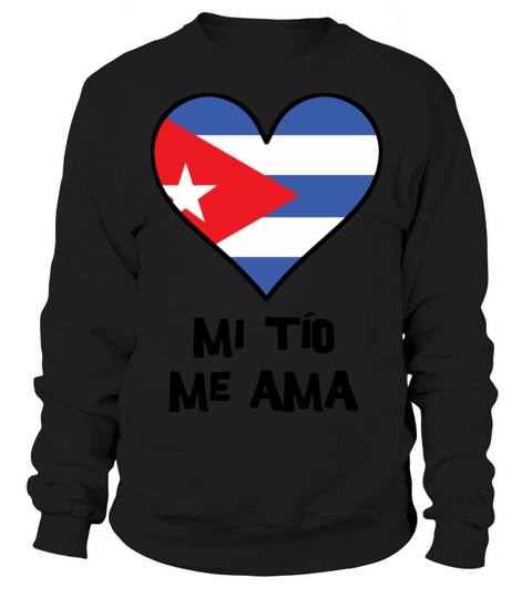 My Uncle Loves Me Cuban Flag Heart Women's Sweatshirt