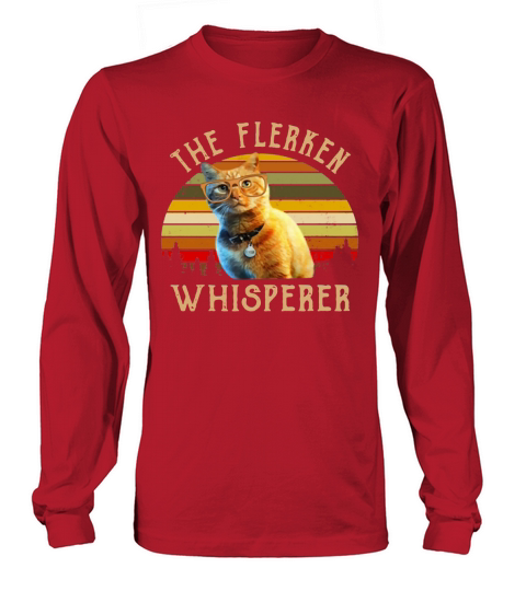 Goose Cat The Flerken Whispered vintage sunset Long sleeved Unisex