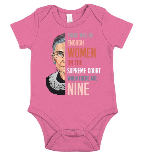 There will be enough women on the supreme court Short Sleeve Baby One-Piece