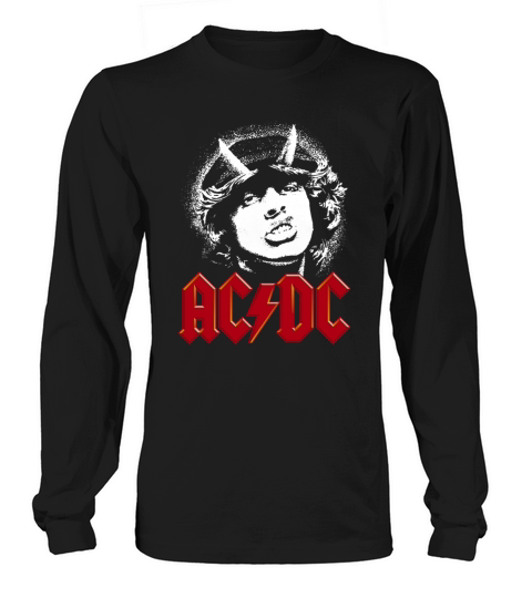 ACDC Fans Angus Young In Your Face Long sleeved Unisex