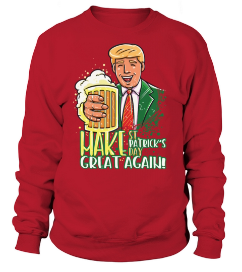 Funny St Patricks Day Leprechaun Party gift Paddy Women's Sweatshirt