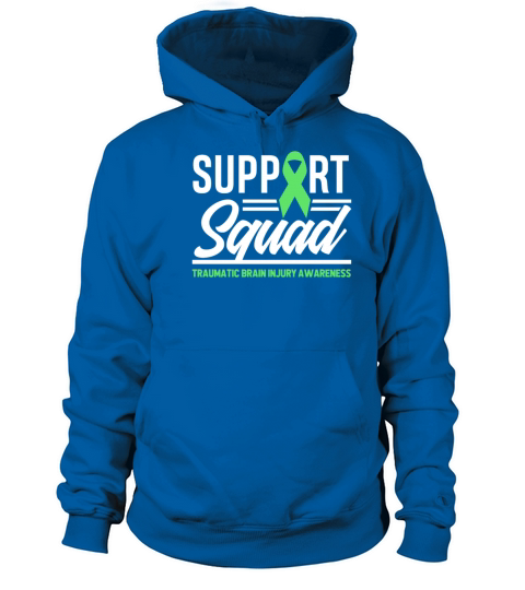 TBI Support Squad Traumatic Brain Injury Awareness Women's Hoodie