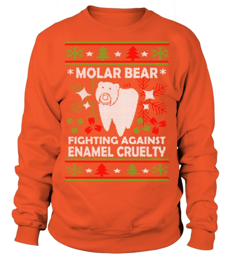 Molar Bear Ugly Christmas Men's Sweatshirt
