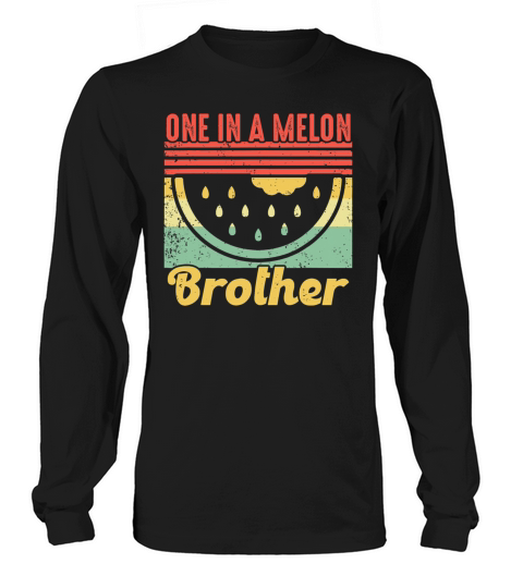 Family summer Watermelon Vintage One In A Melon Women's Long Sleeve