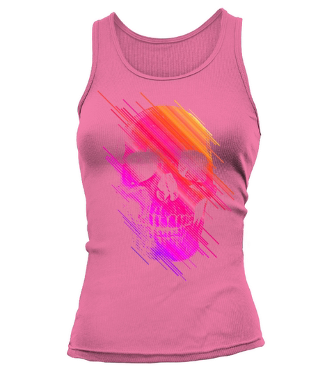Colorful Skull Women's Tank Top