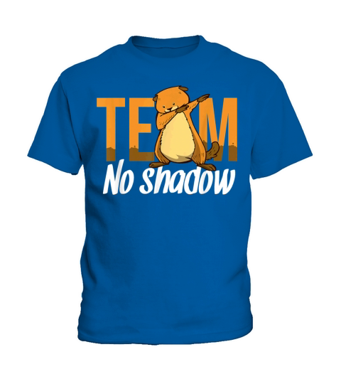 Funny Groundhog Day Team No Shadow Dabbing Kids Kids T-Shirt