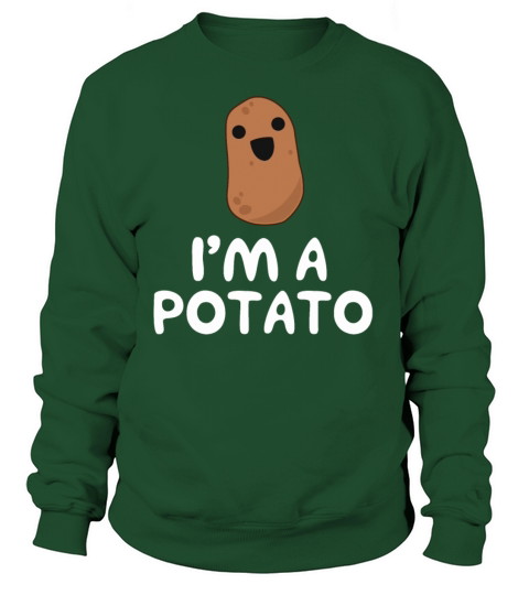 Im A Potato Funny Food Joke Women's Sweatshirt
